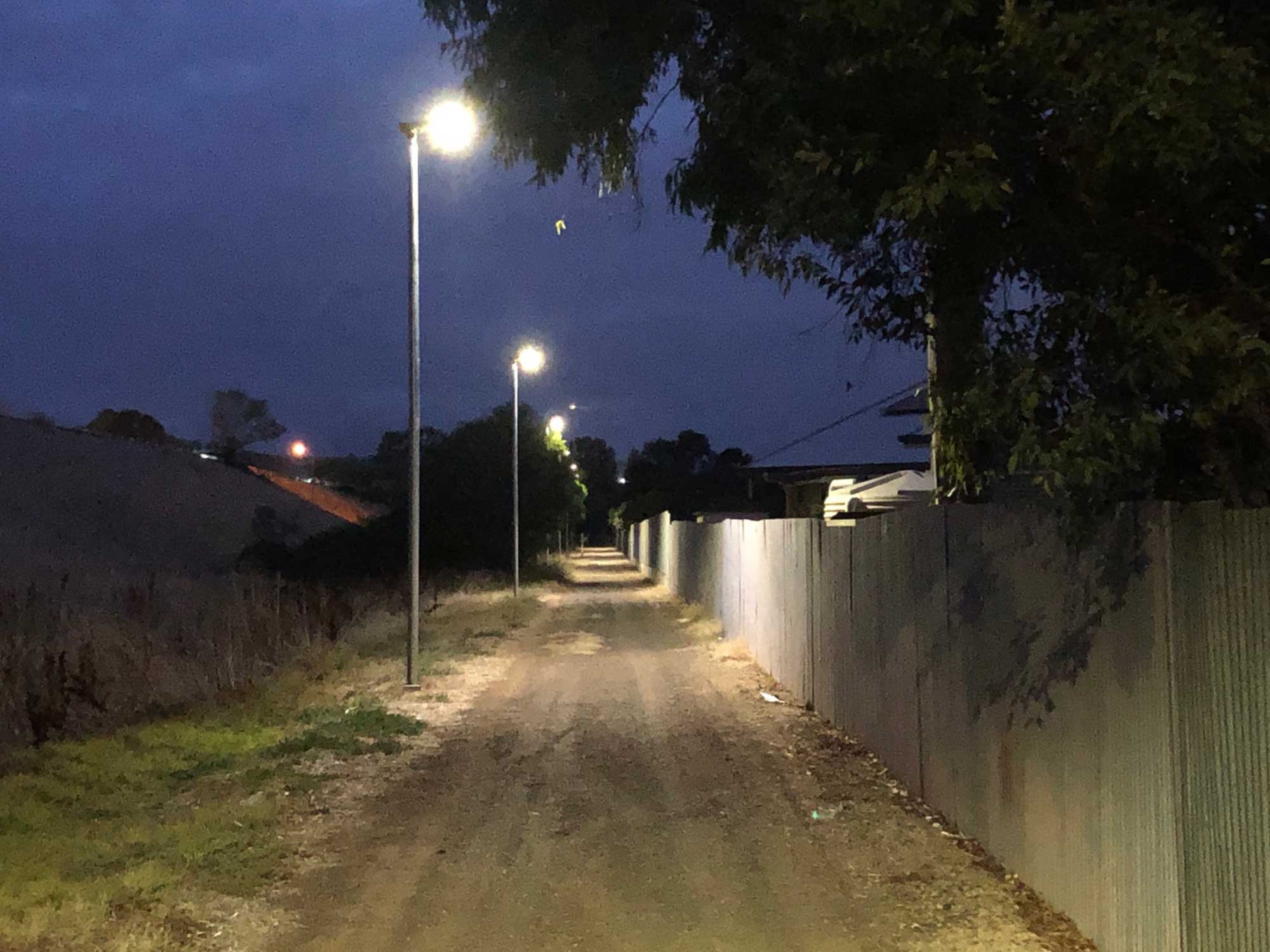 solar lighting with led lights