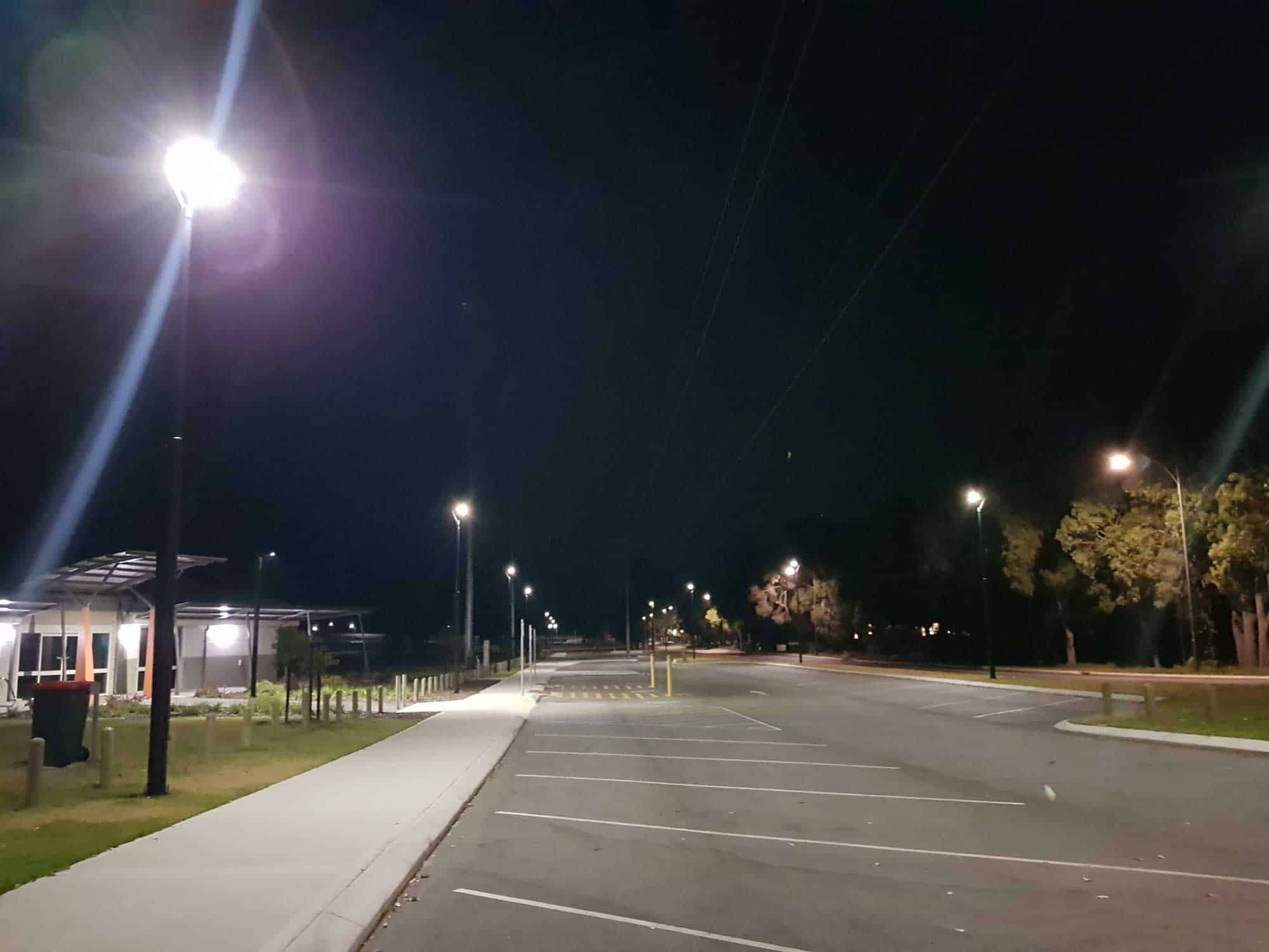 solar lighting for parking lots