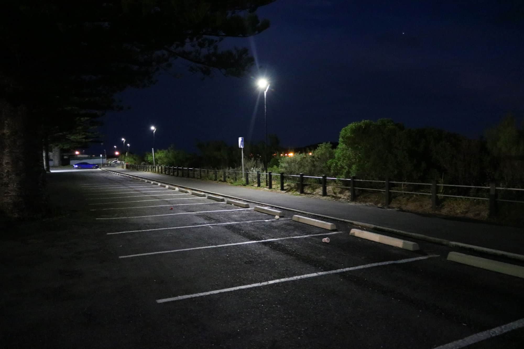 solar lighting for parking lots